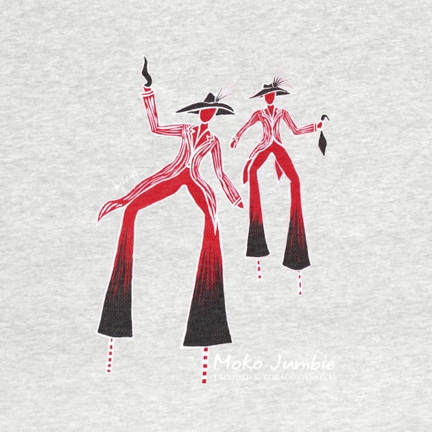 Moko Jumbies by @byleighart